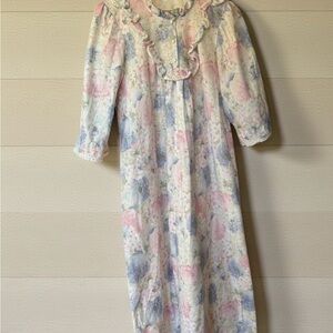 1989 Floral Pastel Nightgown